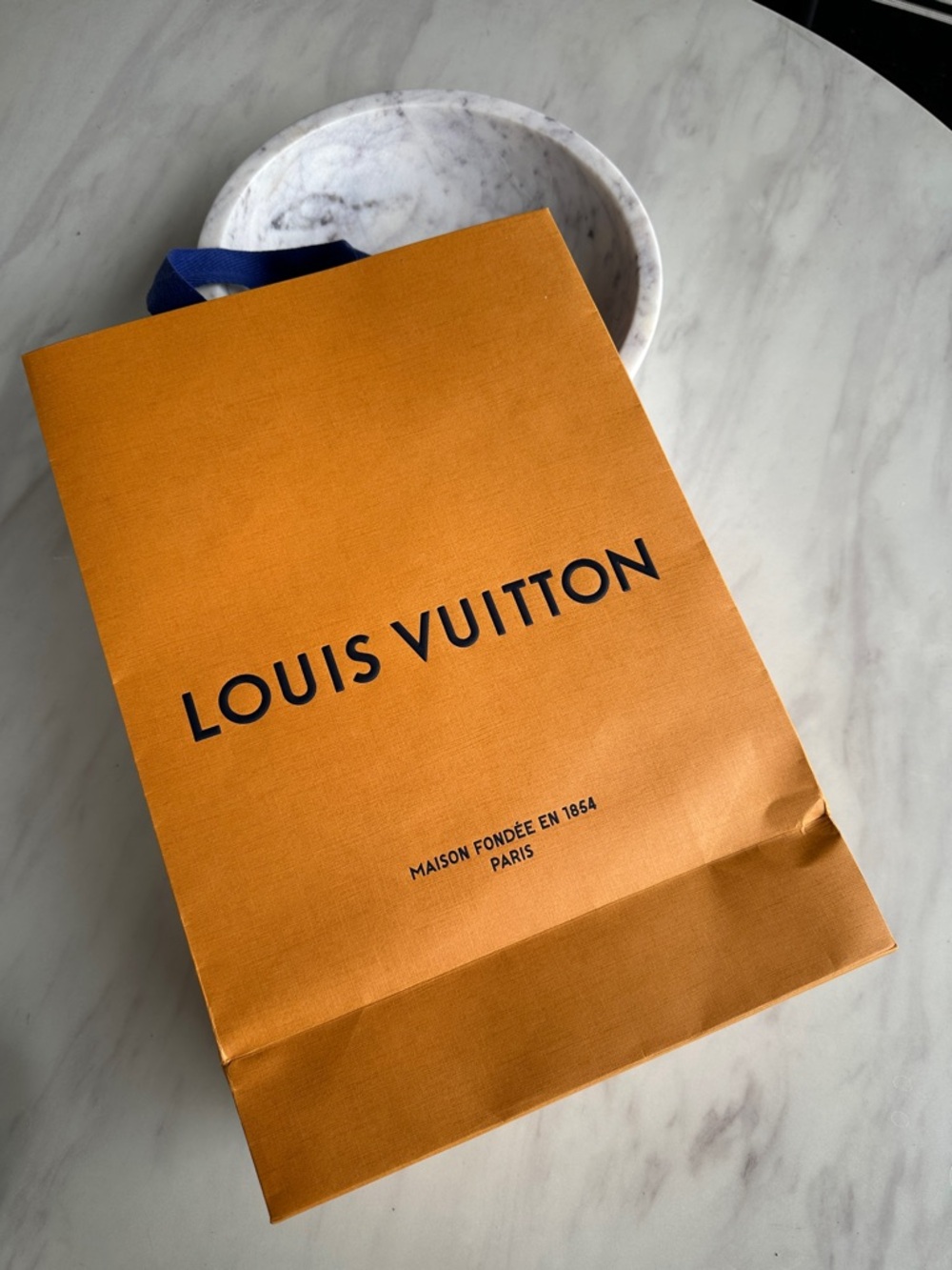 Louis Vuitton Orange Gift Bag - Picture 3 of 8